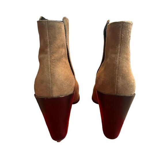 All Saints Senta Chelsea Ankle Bootie Boot Suede in Size 10 40.5 Western - Picture 3 of 16